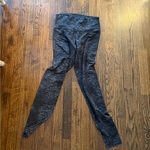 lululemon athletica Black Patterned Leggings